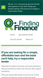 Mobile Screenshot of findingfinance.org.uk