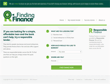 Tablet Screenshot of findingfinance.org.uk